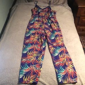 Xhileration Palmprint Jumpsuit